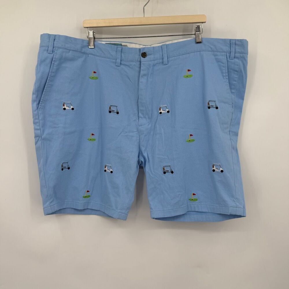 Castaway Blue Liberty Golf Carts Stretch Twill Nantucket Cisco Shorts Size 46